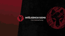 a black background with a red circle that says inteligencia sigma on it