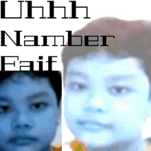 a picture of a boy with the name faif written on it