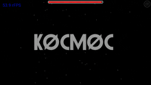 a screenshot of a video game with the word kocmoc on the screen