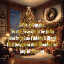 let 's allow the tis the season to be jolly rest in jesus finished work