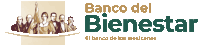 a logo for banco del bienestar with a group of people