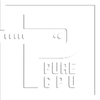 a drawing of a phone with the words pure cpu written on it .