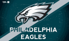 a poster for the philadelphia eagles with a eagle on it