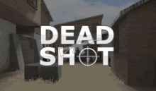 a video game called dead shot has a target in the middle of the screen