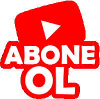 a red sign that says " abone ol " on it