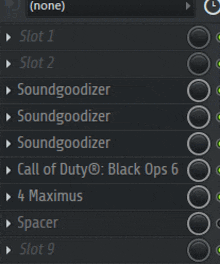 a list of sound goodizers including call of duty