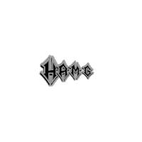 a black and white logo that says harmo on it