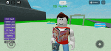 a screenshot of a roblox game with the name rip_shia on the top