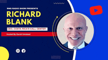 richard blank is a ceo of the costa rica 's call center