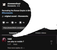 a screenshot of a facebook page that says stoneworksyt on it