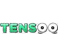 a logo for tensoo with a cartoon eye