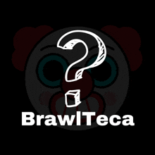 a drawing of a clown with a question mark and the name brawiteca