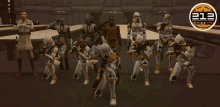 a group of clone troopers are posing for a picture with the number 21 on the bottom