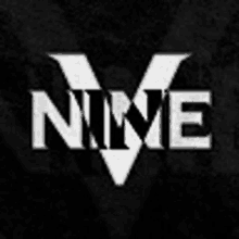 a black and white logo for nike with a v in the middle .