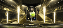 a card of a soccer player named leon with 94 g on it