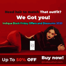 an advertisement for indique black friday offers and discounts in 2020