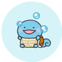 a cartoon turtle with bubbles around its head