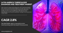 the latin america tuberculosis diagnosis and treatment market is expected to be the fastest growing market during the forecast period