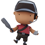 a cartoon character wearing headphones and holding a baseball bat .