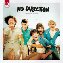 the album cover for no direction shows a group of young men