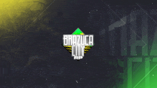 a logo for brazuca city rp on a black background