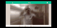 a screen shot of a vine video with a person dancing