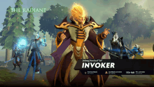 a screenshot of a video game that says invoker on it