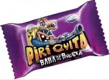 a package of piri quita baba de buceta candy