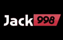 a black background with the words jack 998 in white letters