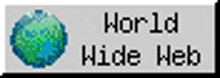 a pixelated image of a globe with the words `` world wide web '' written below it .