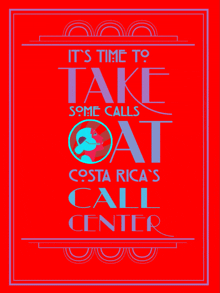 a red poster that says " it 's time to take some calls cat "