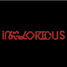 a black background with red letters that say insg glorious