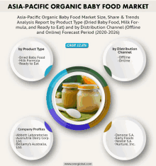 asian pacific organic baby food market size share & trends analysis report by product type dried baby food milk formula ready to eat and by distribution channel online and online