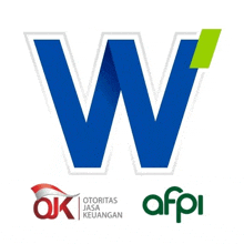 a blue letter w with a green stripe on the bottom is surrounded by other logos .