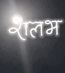 the word satnam is written in white on a dark background