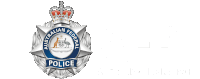 australian federal police logo with a crown on top