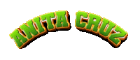 a green and orange logo for anita cruz