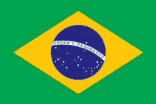 a green yellow and blue flag with the words ordem e progresso