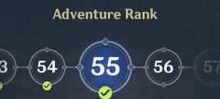 a screenshot of a video game showing the adventure rank .