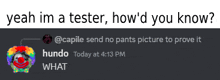 a picture of a clown with a caption that says yeah im a tester how 'd you know