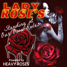 a poster for lady rose 's standing at our own rules