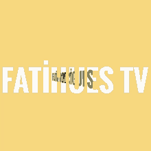 a yellow background with fat hues tv written in white