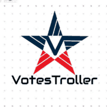 a logo for a company called votestroller with a star