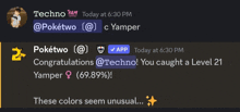 a screenshot of a discord conversation between two people