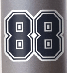 the number 88 is shown on a silver container