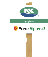 a sign that says feroz vipera 3 on a wooden post