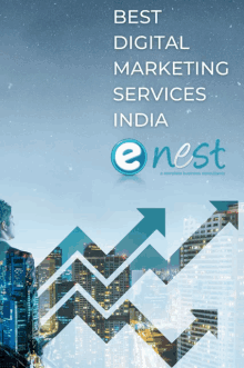 a poster that says best digital marketing services india on it