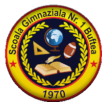 a logo for scoala gimnaziala nr.1 buttea from 1970