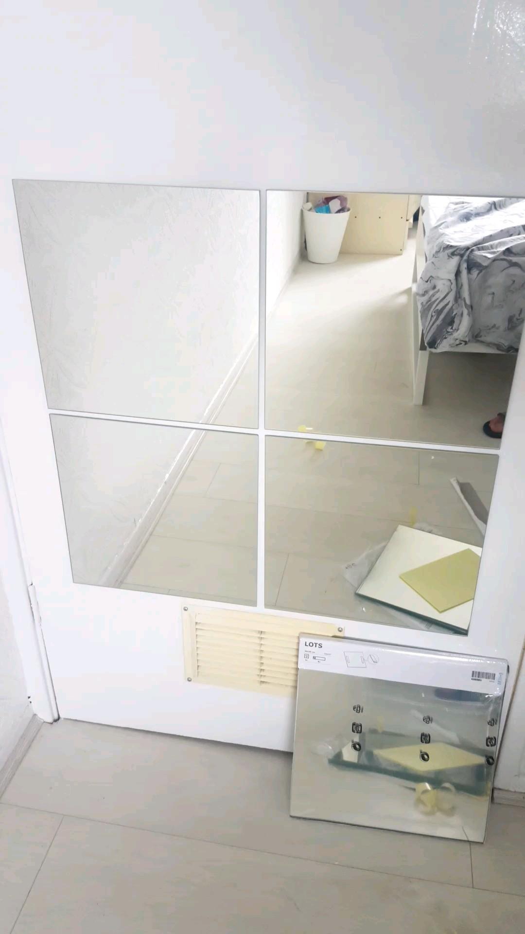 How To Attach The Ikea Lots Mirror Panels