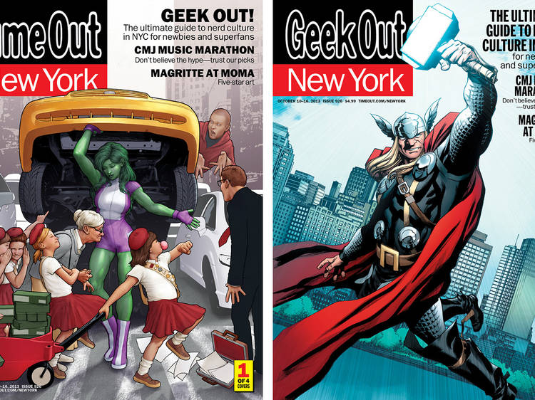 New York Comic Con covers: About the illustrators